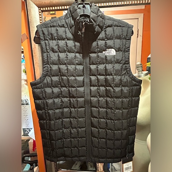 The North Face Men's Quilted Black Vest - Picture 1 of 3